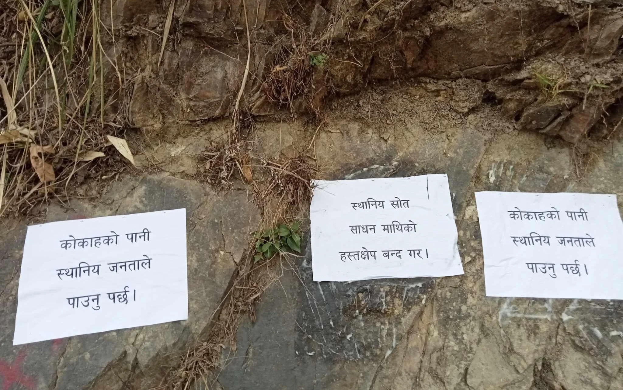 हर्क साम्पाङको विरोधमा उत्रिए कोकोहा खोला क्षेत्रका बासिन्दा 2 1000021607