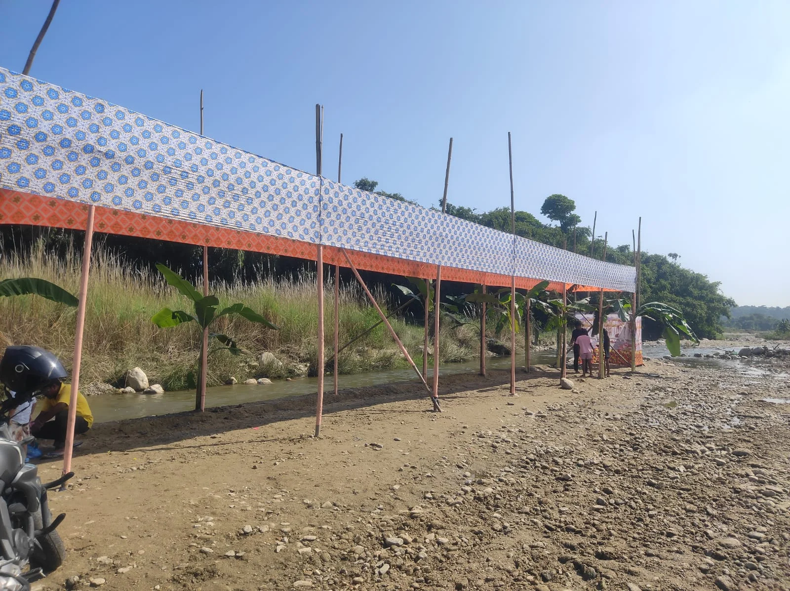 झापाको बुद्धशान्तिमा छठ पूजाको भव्य तयारी 2 chatpuja budabare 2